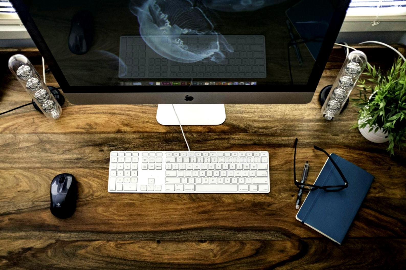 Modern classroom with financial training materials and collaborative workspace setup